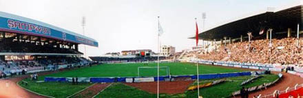 The Huseyin Avni Aker Stadium in Trabzon